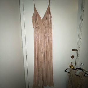 Gold metallic jumpsuit